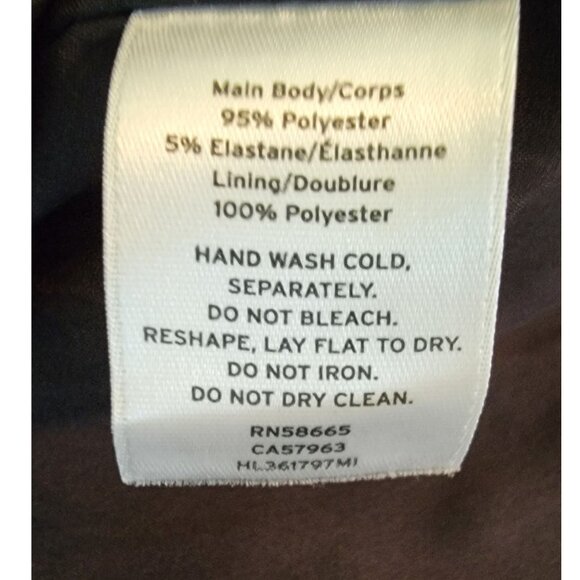 Trouvé Off-Shoulder Asymmetric Zip Jacket, Black, Womens Size Large - Picture 8 of 9